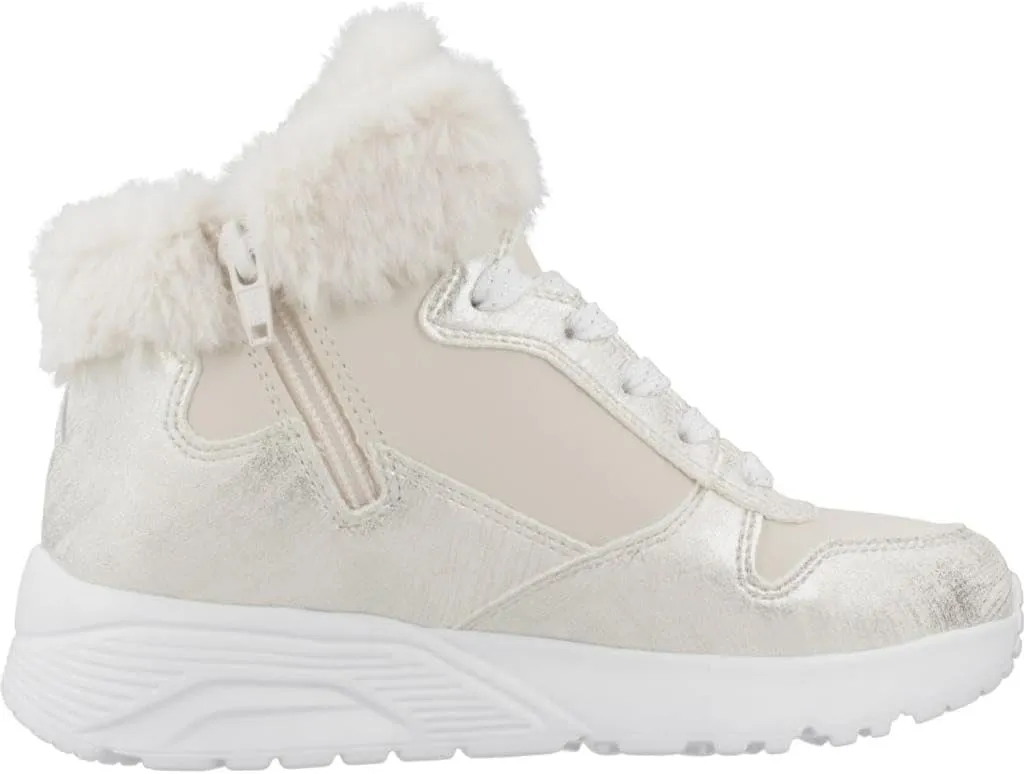 Skechers Girl's Uno Lite-Comfurt Collar Sneaker