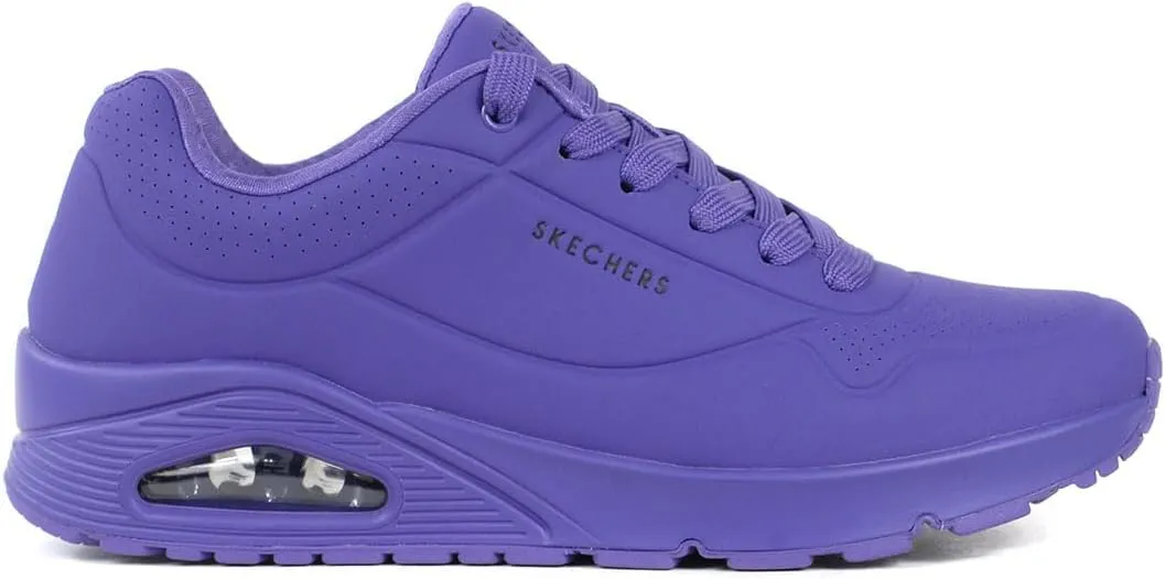 Skechers Men's UNO-Stand ON AIR Sneaker, Purple, 11.5