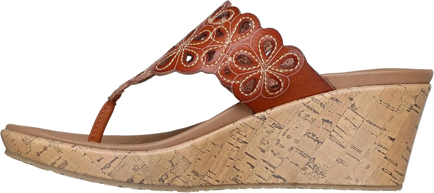 Skechers Women's Beverlee-Summer Spirit Wedge Sandal
