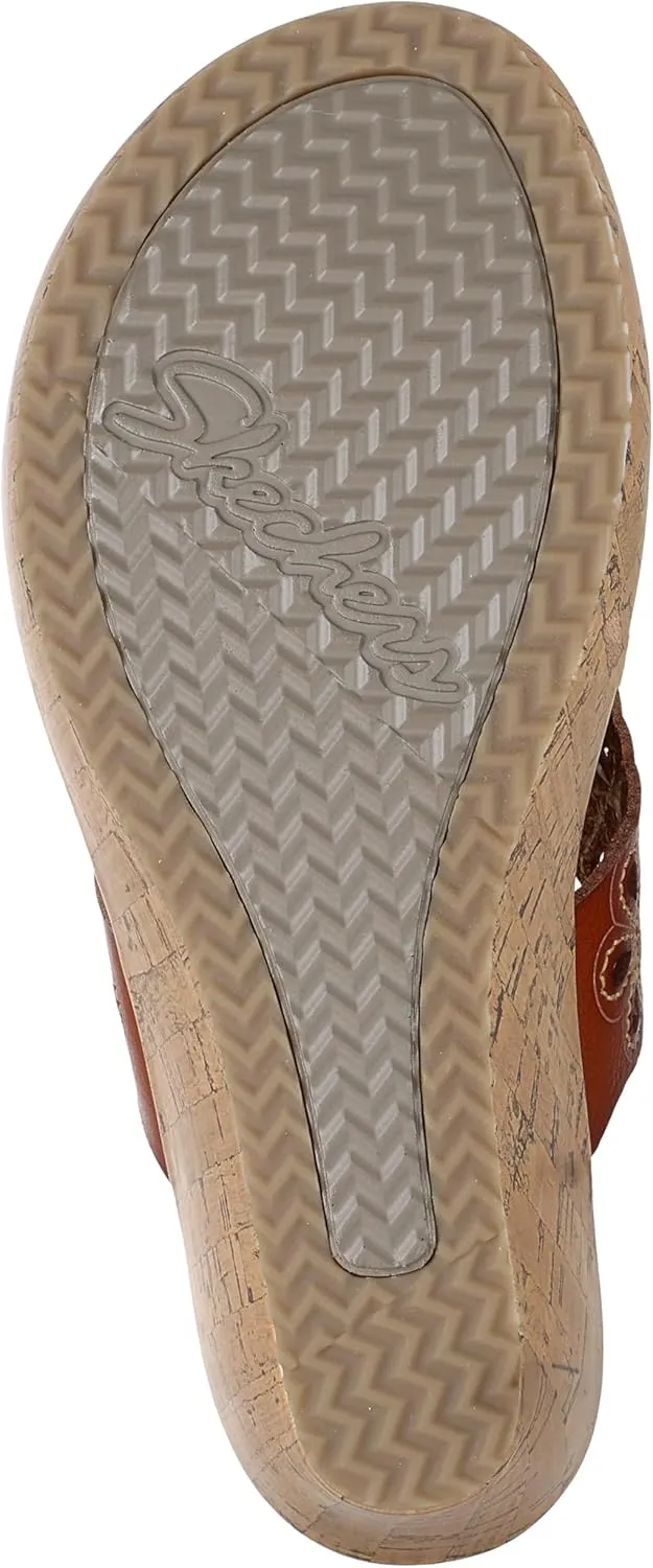 Skechers Women's Beverlee-Summer Spirit Wedge Sandal