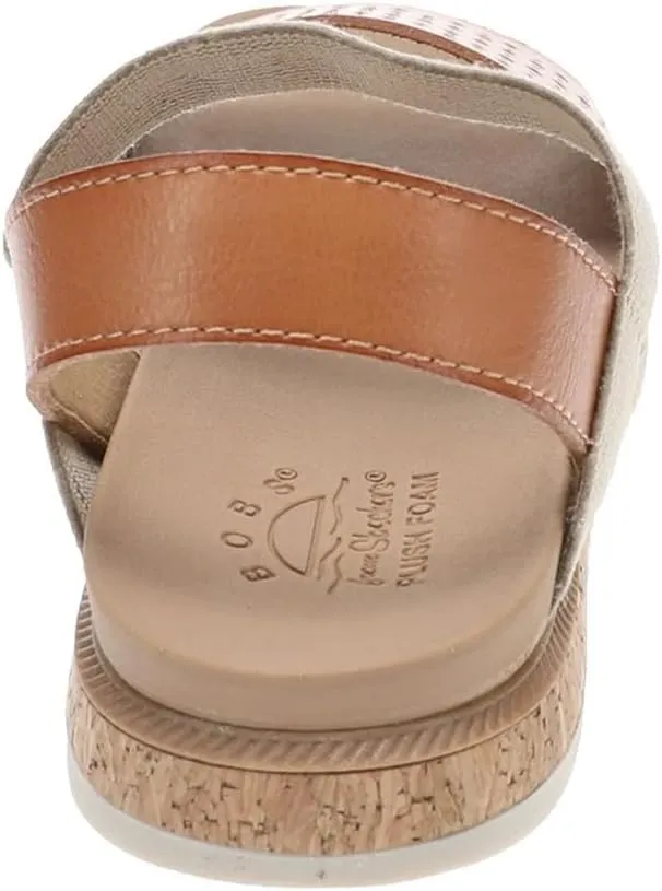 Skechers Women's, BOBS Desert Kiss Low - Perf Look Sandal