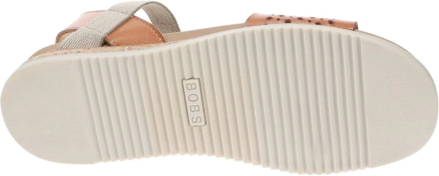 Skechers Women's, BOBS Desert Kiss Low - Perf Look Sandal