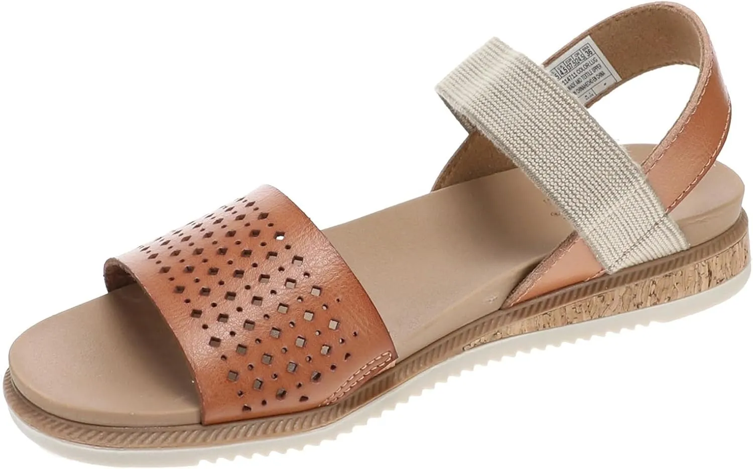 Skechers Women's, BOBS Desert Kiss Low - Perf Look Sandal