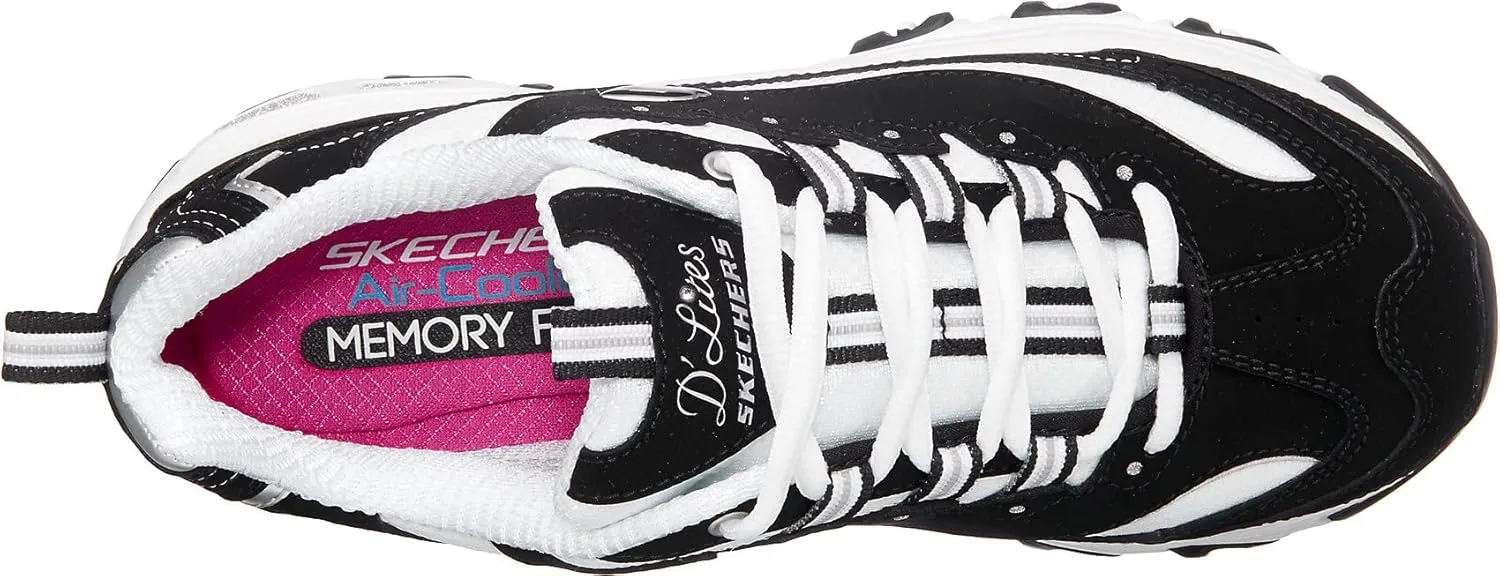 Skechers Women's D'Lites-Biggest Fan Sneaker