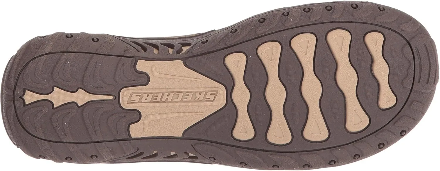 Skechers Women's Reggae-Carribean-Double Buckle Toe Thong Slide Sandal