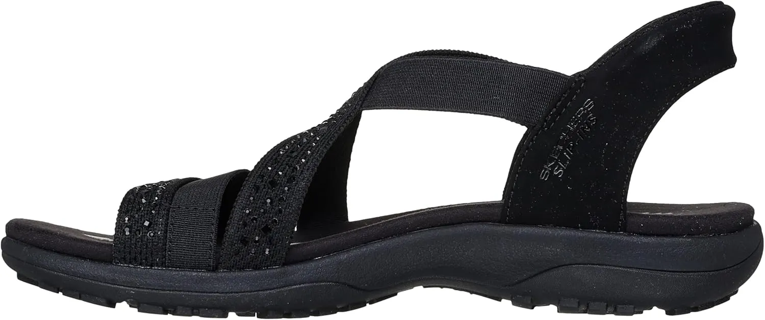 Skechers Women's Reggae Slim-Summer Sparkle Sandal