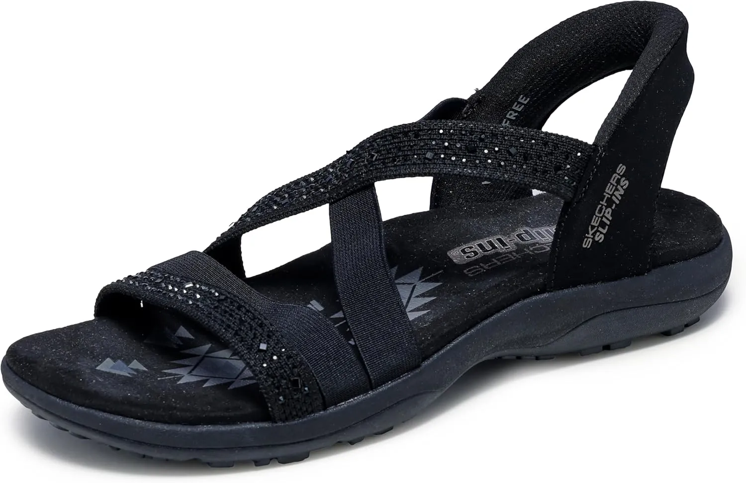 Skechers Women's Reggae Slim-Summer Sparkle Sandal