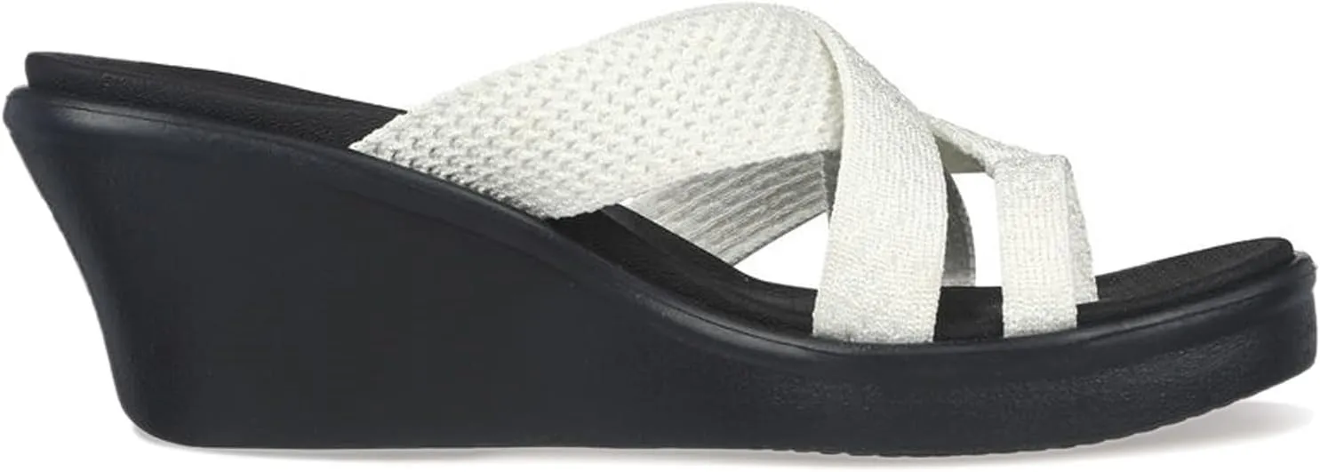 Skechers Women's Rumble on-Heat Maze Wedge Sandal
