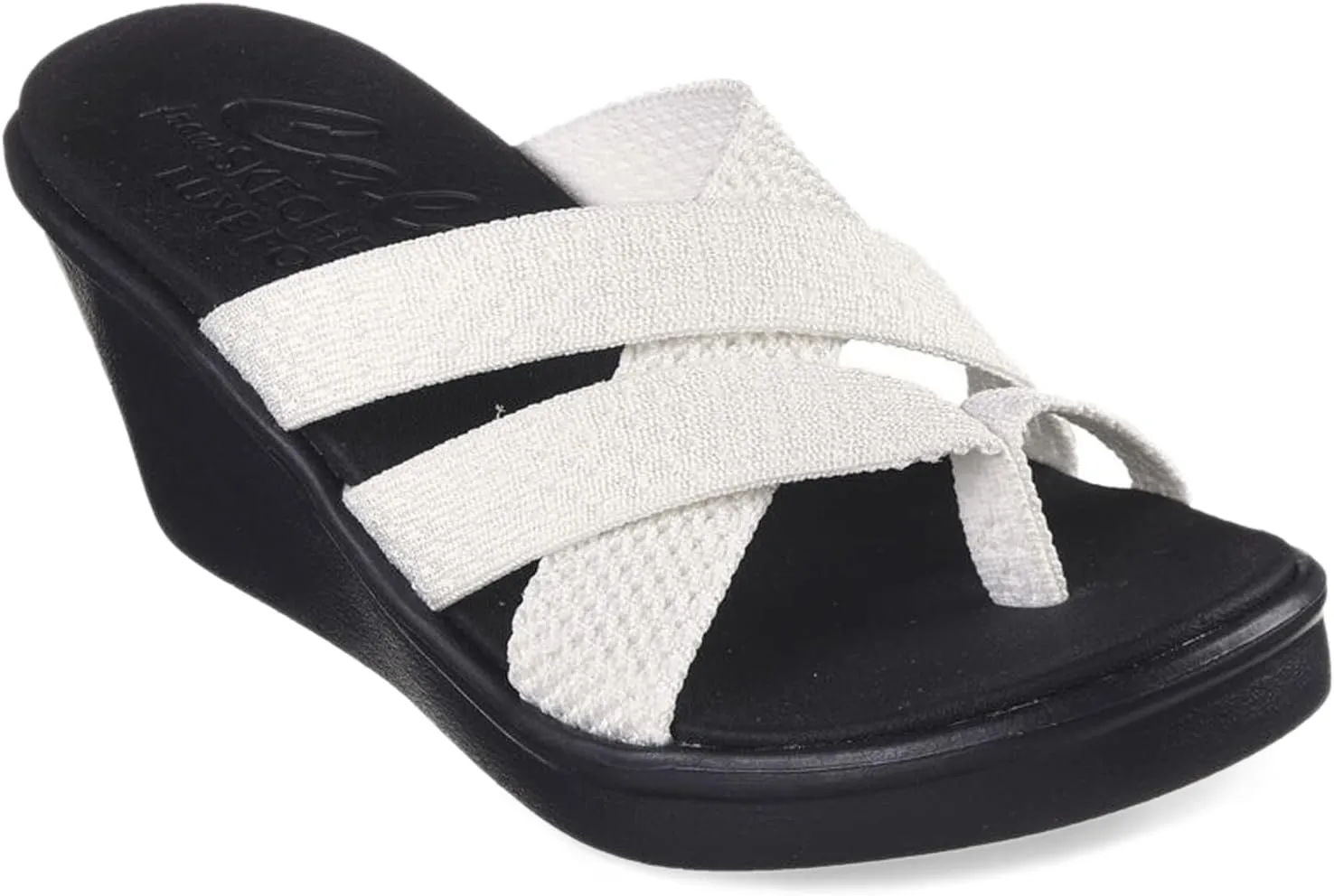 Skechers Women's Rumble on-Heat Maze Wedge Sandal