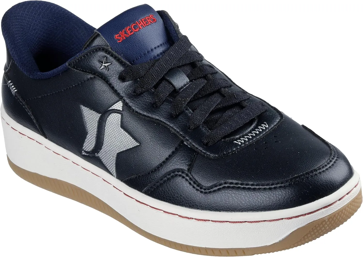 Skechers Women's Sport Court 2.0-Studded Star Hands Free Slip-ins Sneaker