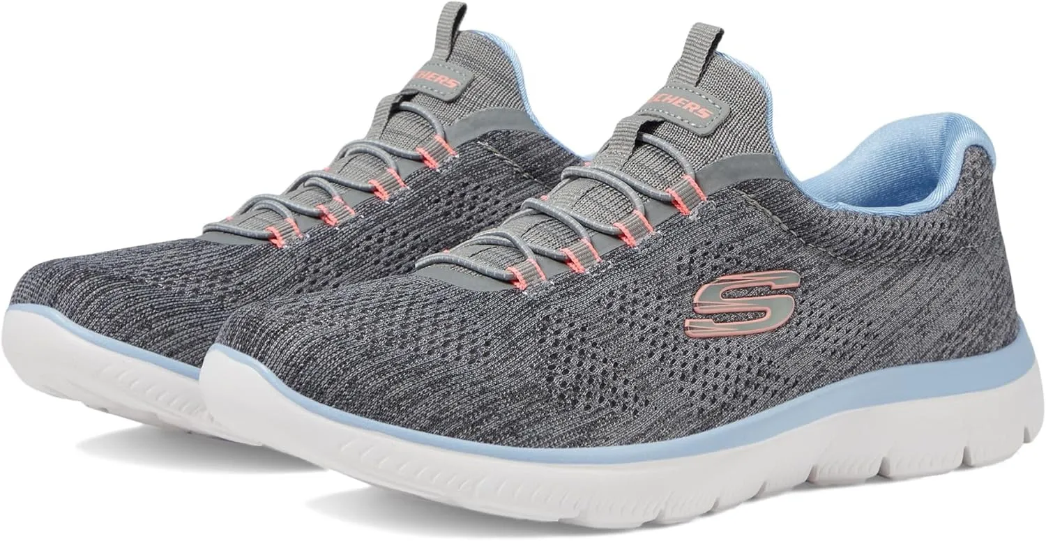 Skechers Women's, Summits - Fun Flair Sneaker - Wide Width