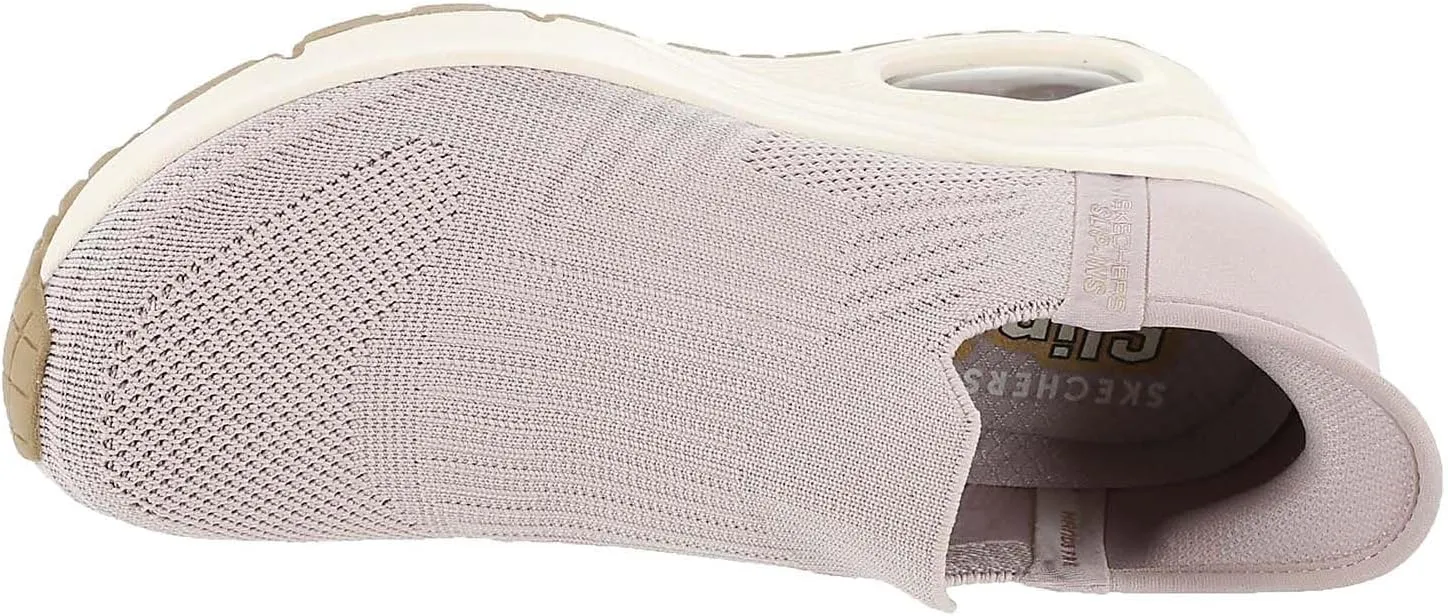 Skechers Women's Uno Wedge-Kickin' Knit Hands Free Slip-ins Sneaker