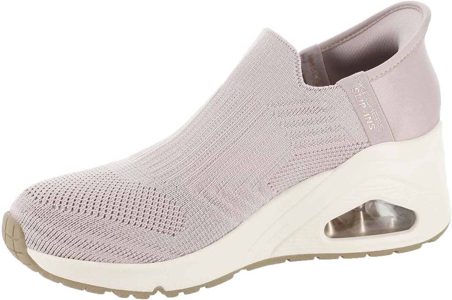 Skechers Women's Uno Wedge-Kickin' Knit Hands Free Slip-ins Sneaker