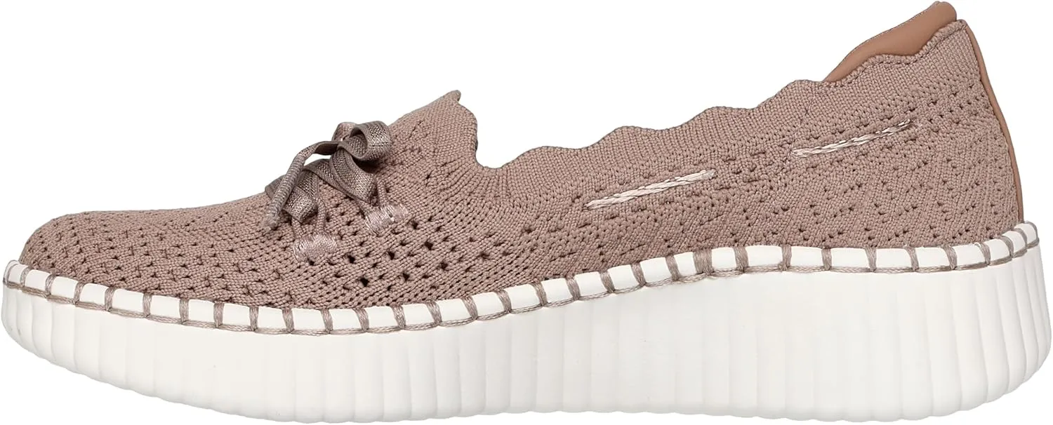 Skechers Women's Wilshire BLVD-Knit Sail Sneaker