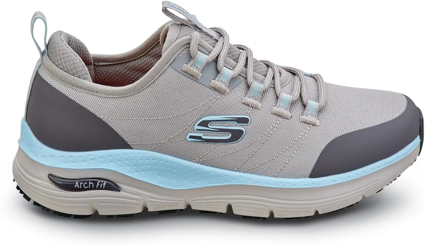 Skechers Work Arch Fit Christina, Women's, Athletic Style, EH, MaxTrax Slip Resistant, Soft Toe Work Shoe