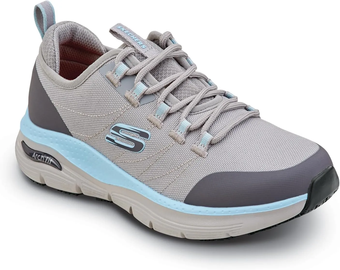 Skechers Work Arch Fit Christina, Women's, Athletic Style, EH, MaxTrax Slip Resistant, Soft Toe Work Shoe