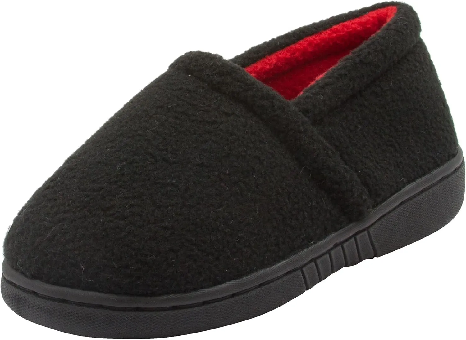 Skysole Fleece Slippers for Boys, Soft Kids Slippers with Closed Back