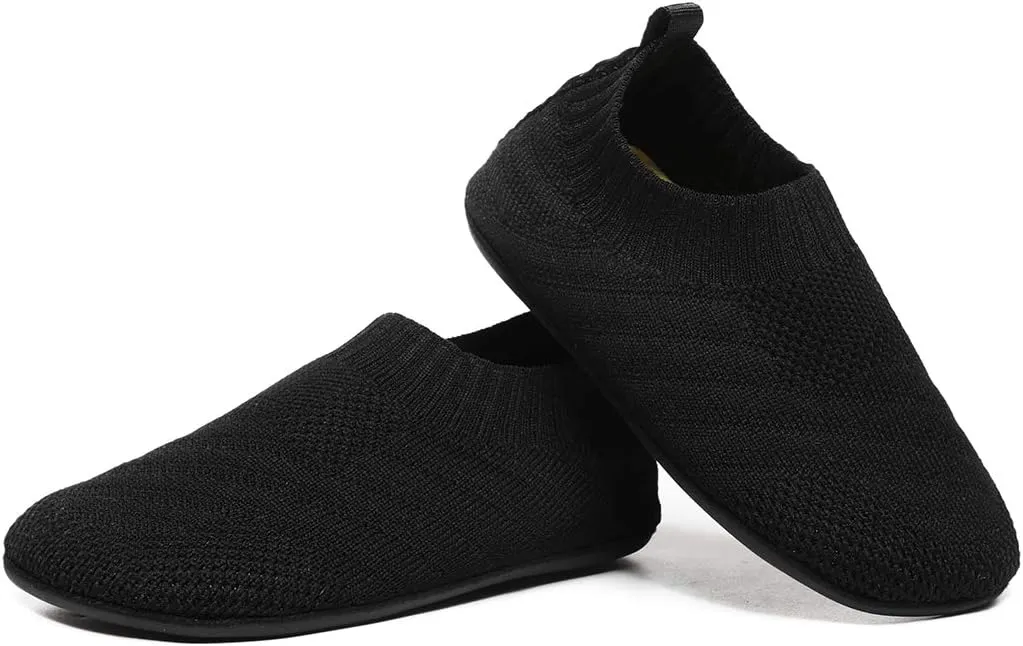 SLEVEL Comfort Toddler Slippers Lightweight Little Kids Indoor Non Slip Grip Around The House Home Shoes for Boys Girls