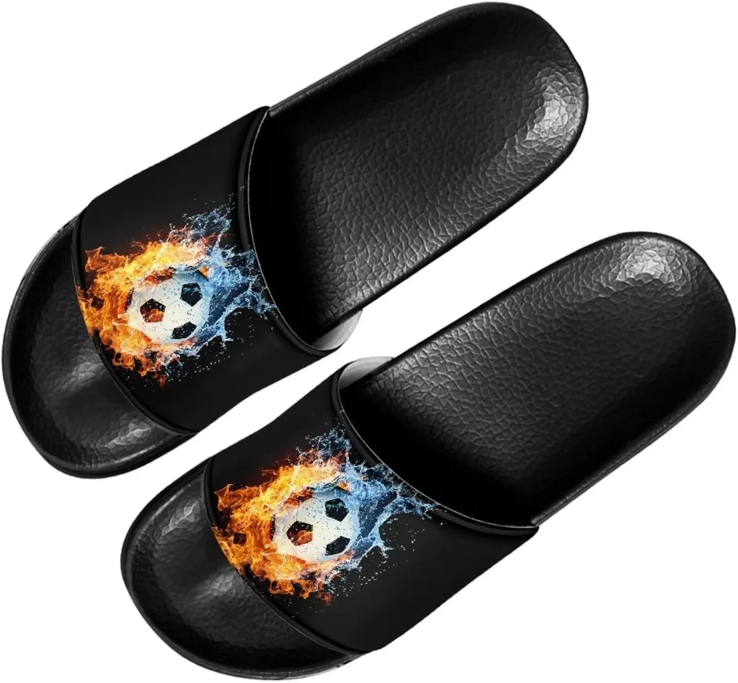 Slide Sandals Home Bathroom Slip-on Flat Slippers Daily Shoes for Men Women