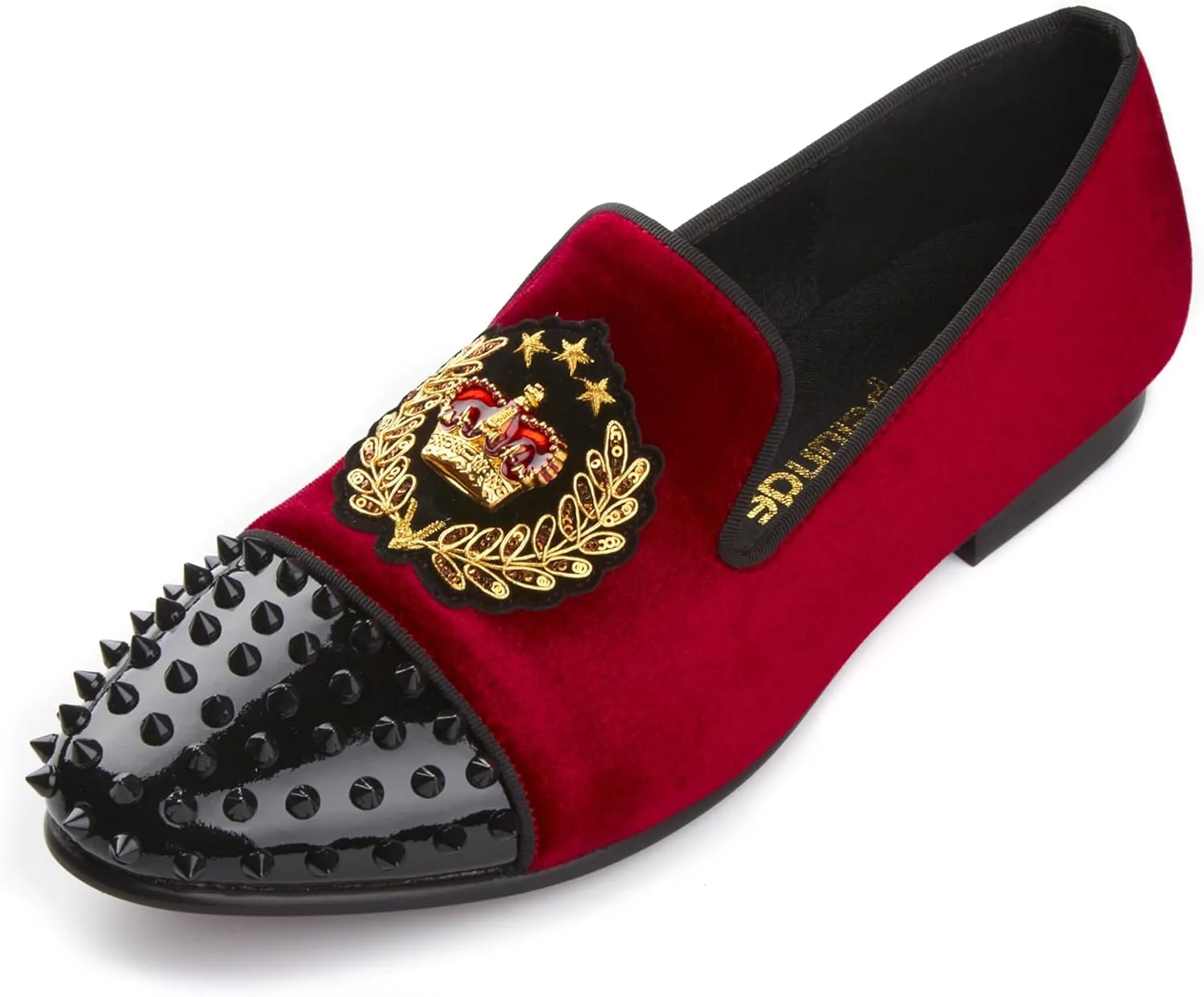 Slip On Formal Wedding Shoes Tuxedo Velvet Loafers Prom Dress Slippers
