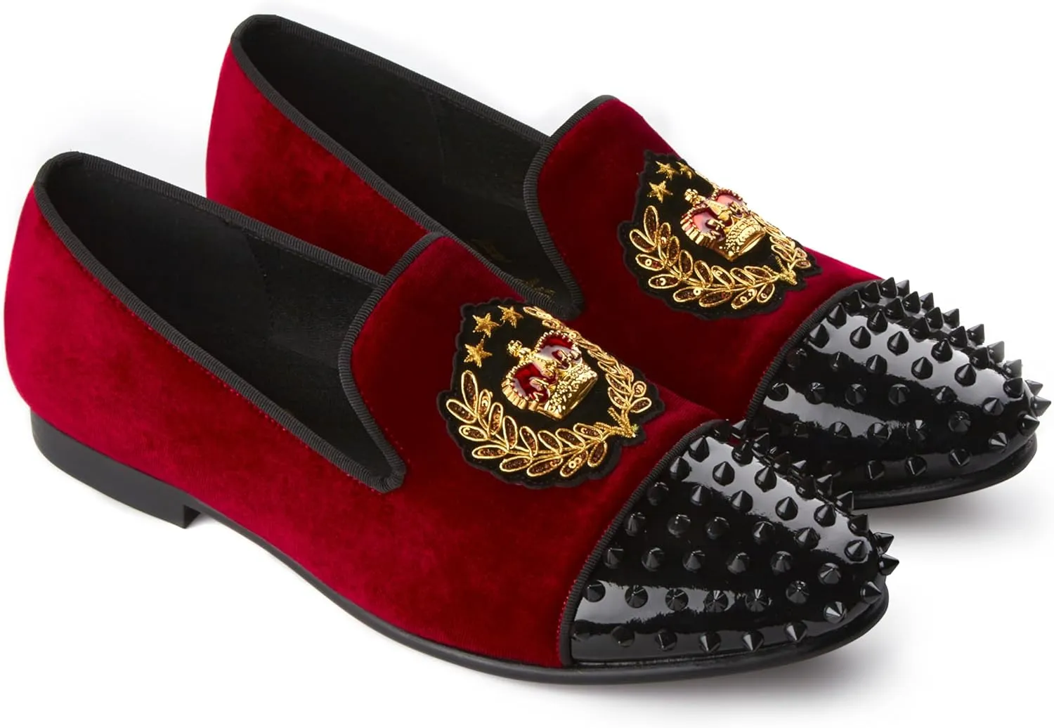 Slip On Formal Wedding Shoes Tuxedo Velvet Loafers Prom Dress Slippers