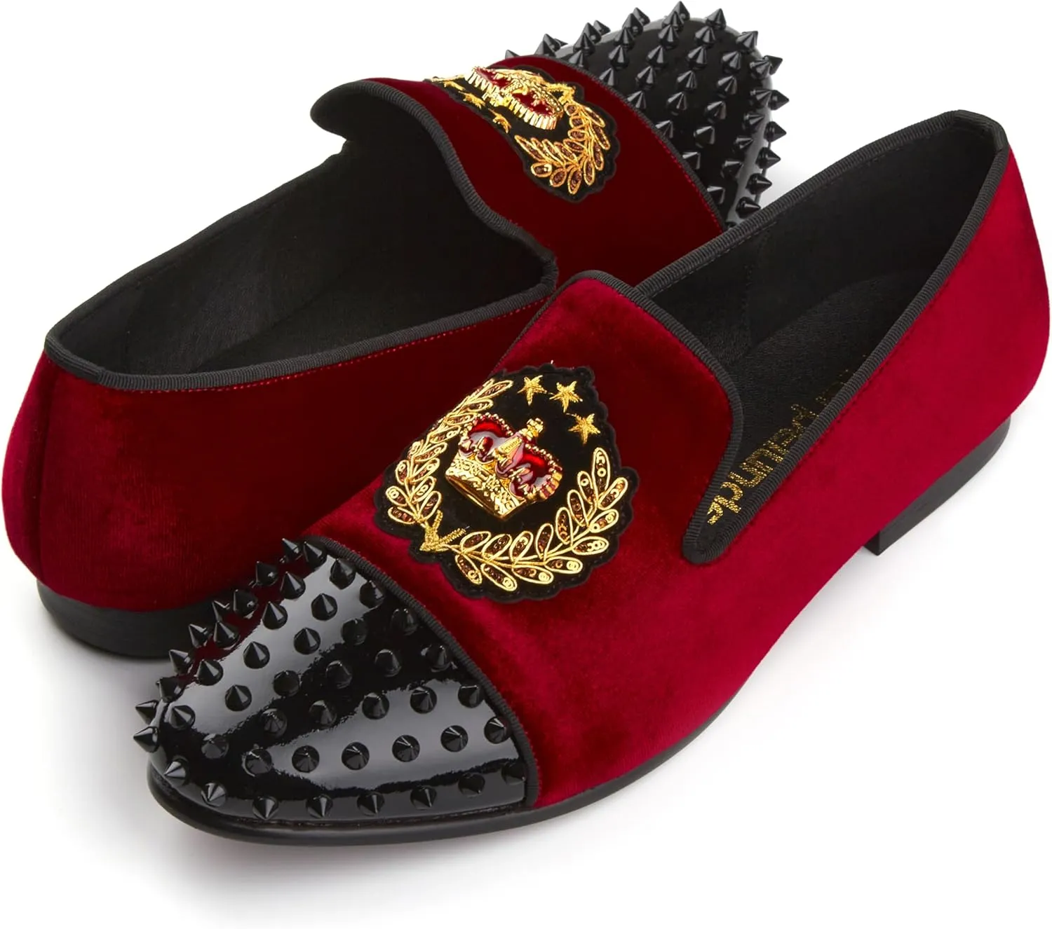 Slip On Formal Wedding Shoes Tuxedo Velvet Loafers Prom Dress Slippers