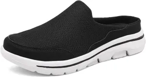 Slip On Mules & Clogs for Womens Mens Lightweight Breathable Mesh Slippers Slip-On Orthopedic Shoes Closed Toe Slides
