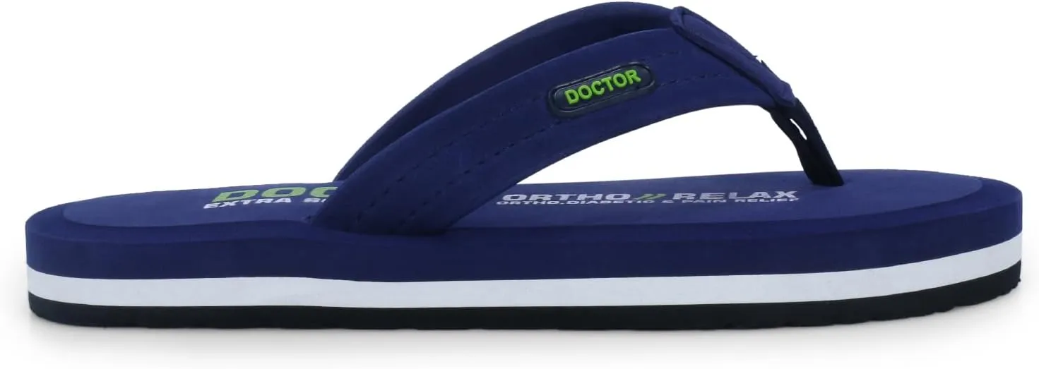 Slipper for Men's || Diabetic & Comfortable || Skid Resistant || Lightweight || Comfortable Footbed || Memory Foam Bounce Back Technology || Flip-Flop & Slippers D-32