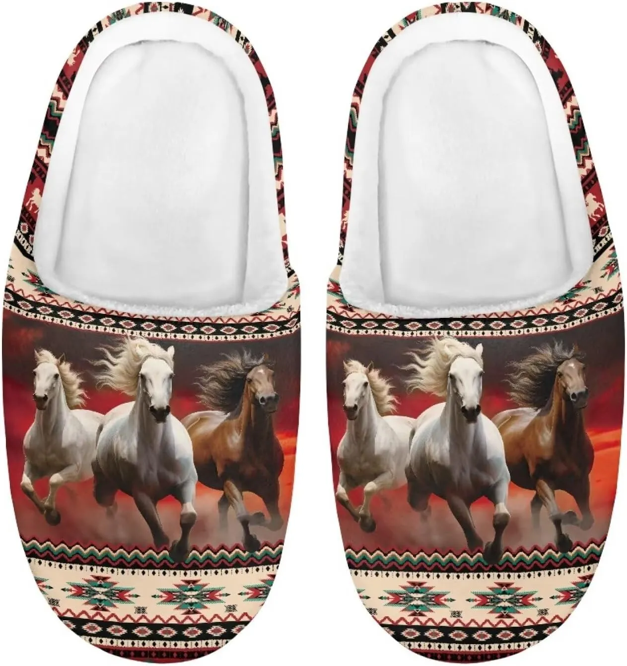 Slippers for Girls Boys Kids Warm Winter Indoor Bedroom Fluffy Slippers Slip-on Shoes Size 9-14.5