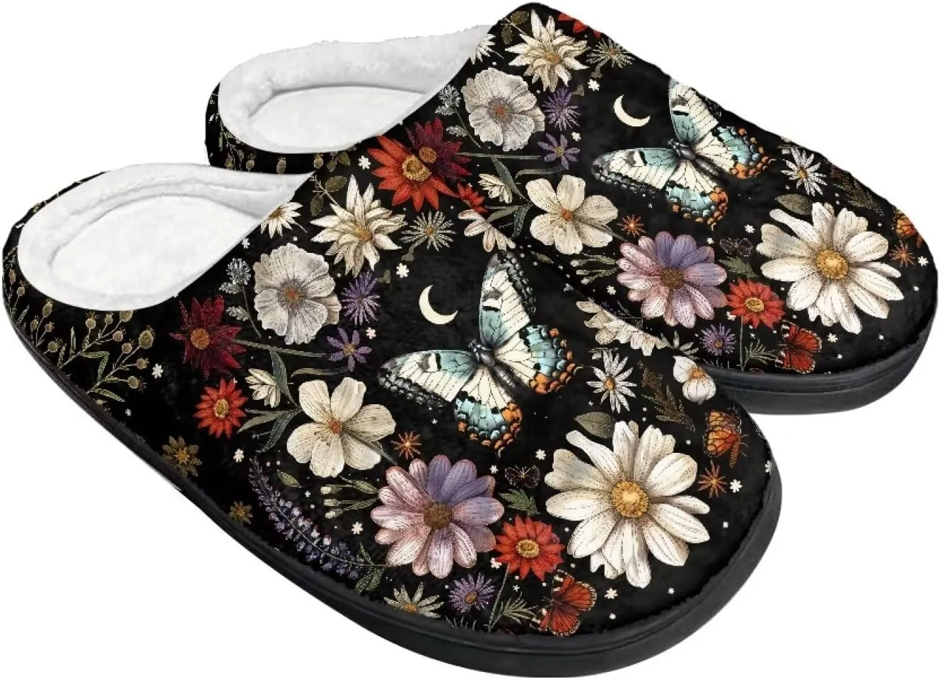 Slippers for Women Men Non Skid House Slippers Slip On Slippers with Removable Soles for Indoor Outdoor