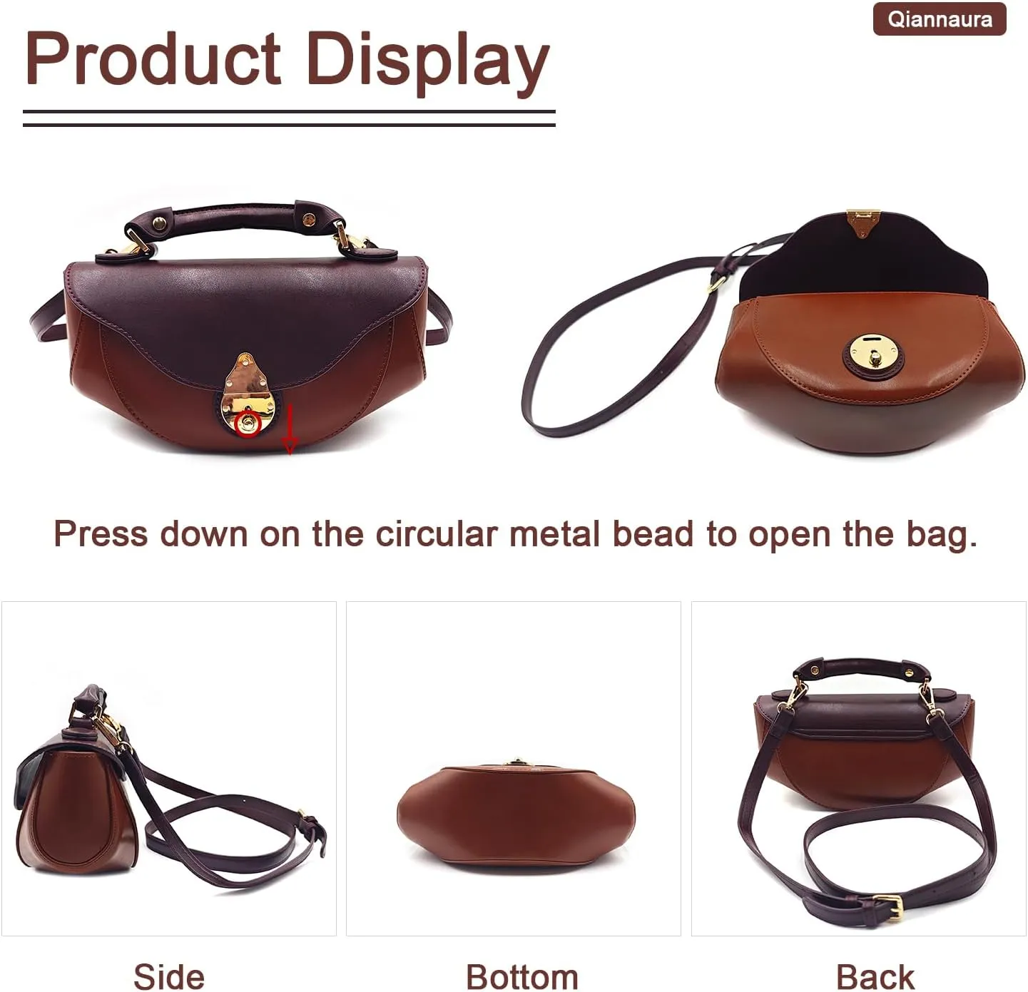 Small Top Handle Bag Retro Design Crossbody Bags Purses for Women Mini Faux Leather Shoulder Bag Handbag Satchels