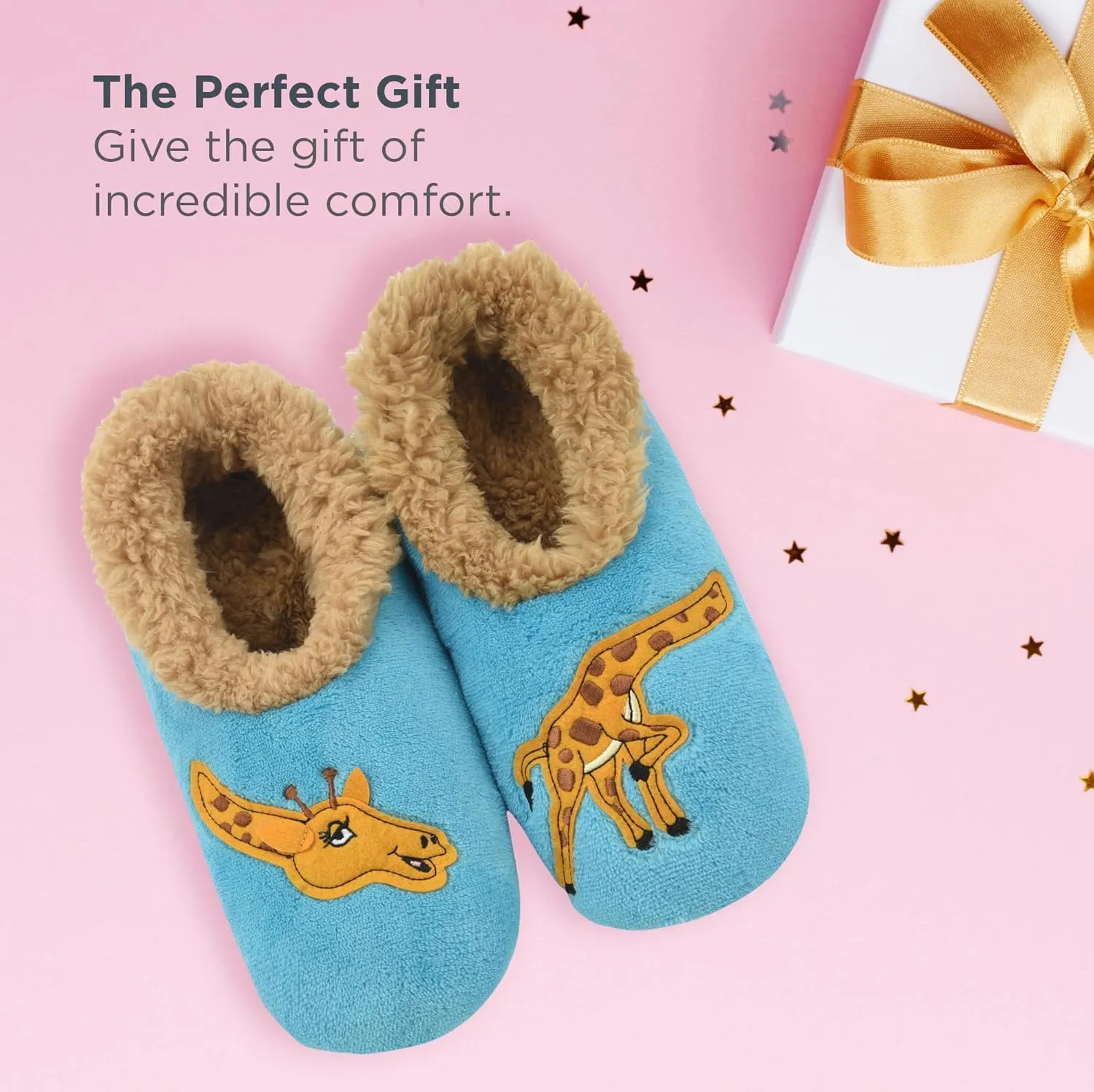 Snoozies Pairable Slipper Socks - Slippers for Women, Non-Slip Fuzzy Slipper Socks