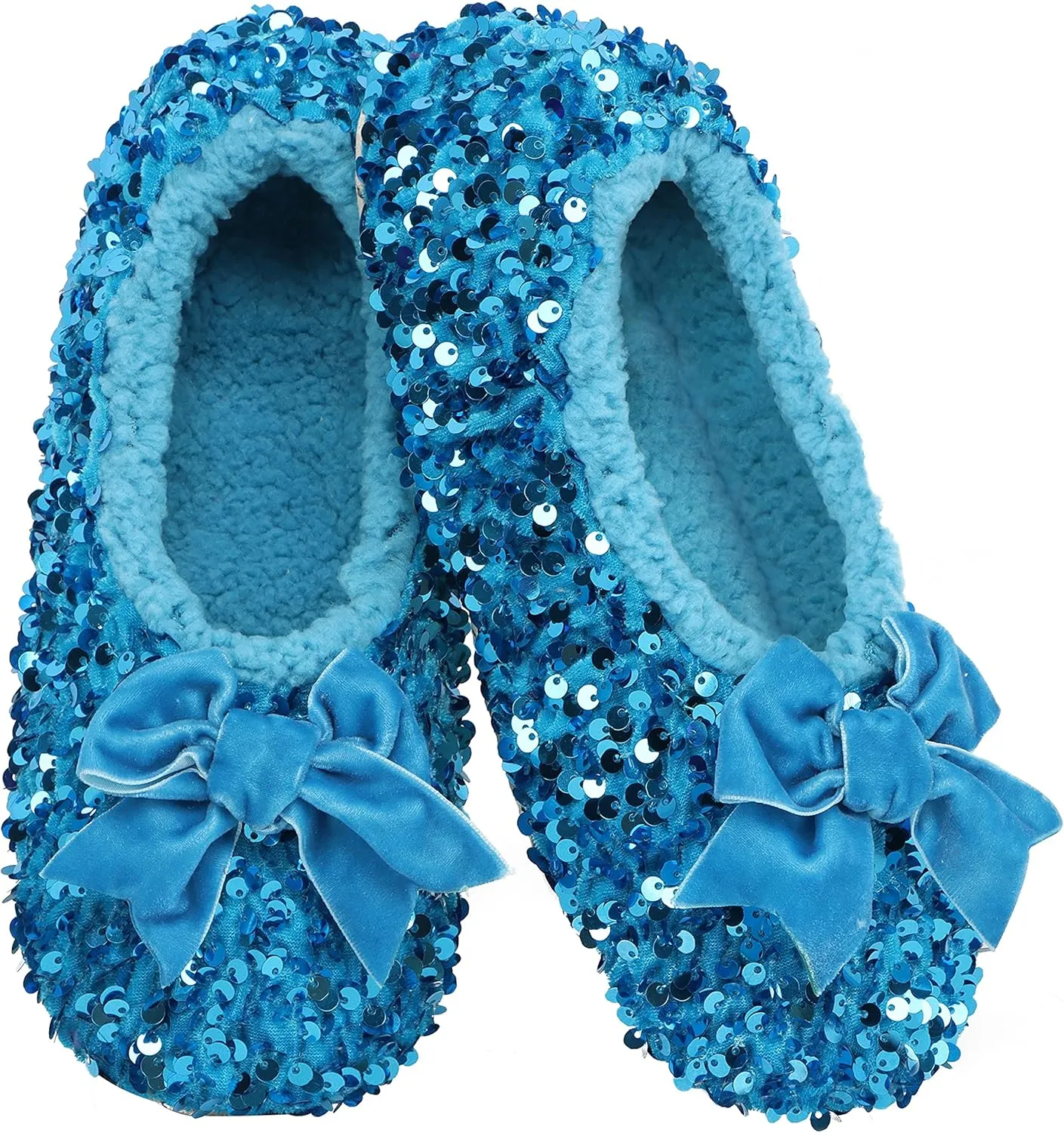 Snoozies Womens Glamour Bling Ballerina