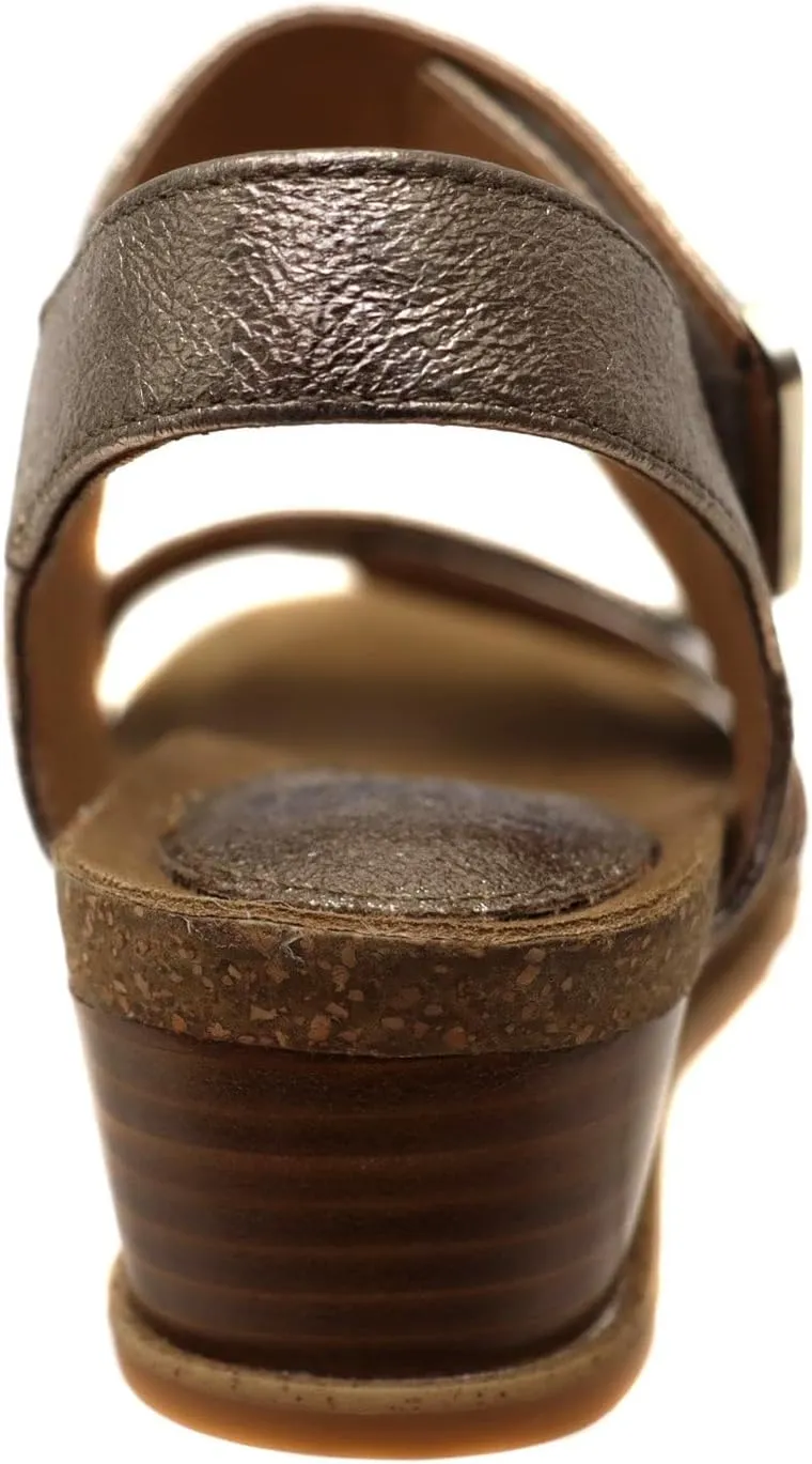 Sofft Women's Verdi II Wedge Sandal, Luggage, 6