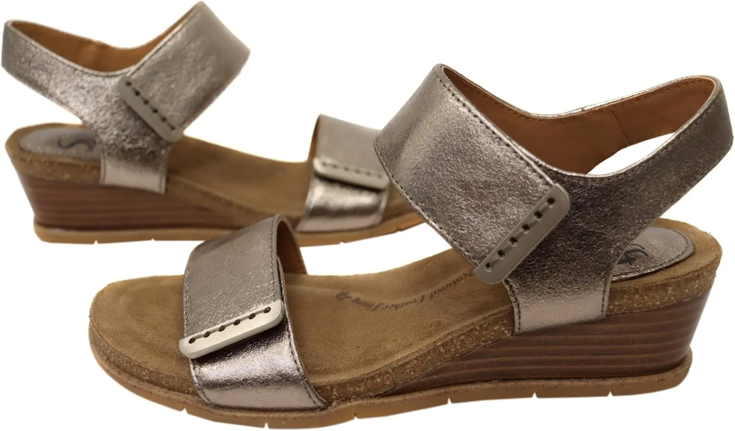 Sofft Women's Verdi II Wedge Sandal, Luggage, 6