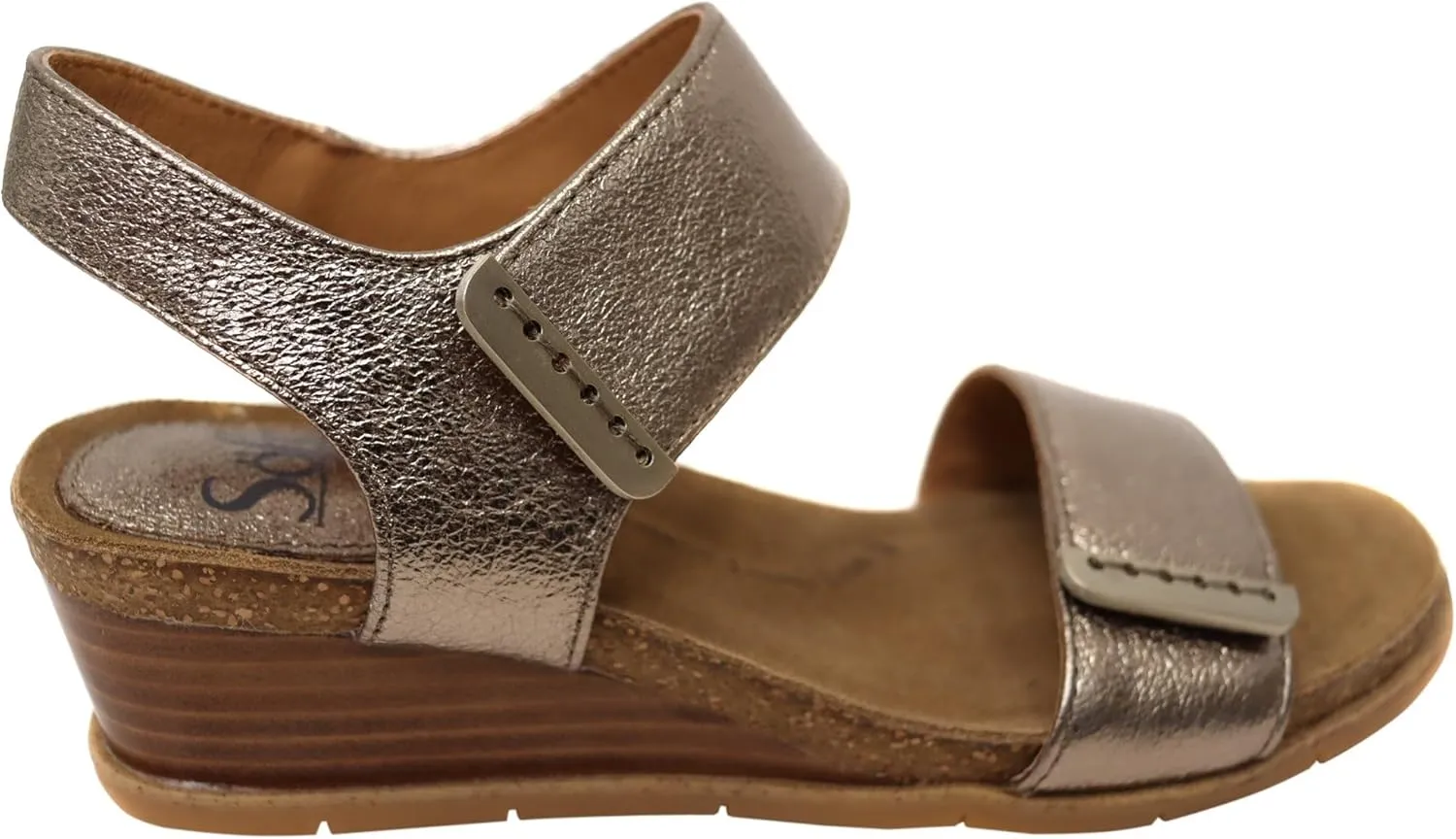 Sofft Women's Verdi II Wedge Sandal, Luggage, 6