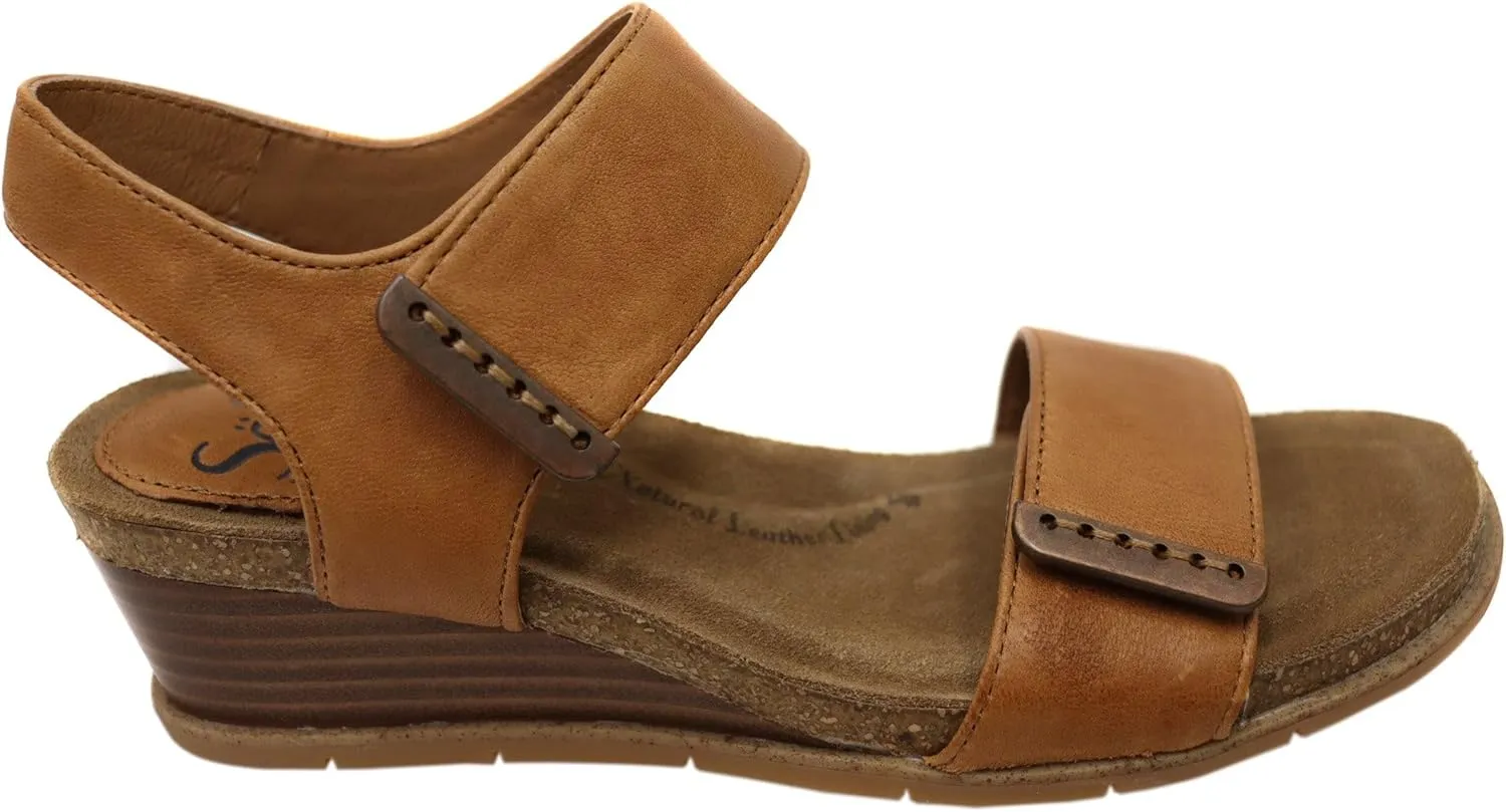 Sofft Women's Verdi II Wedge Sandal, Luggage, 6