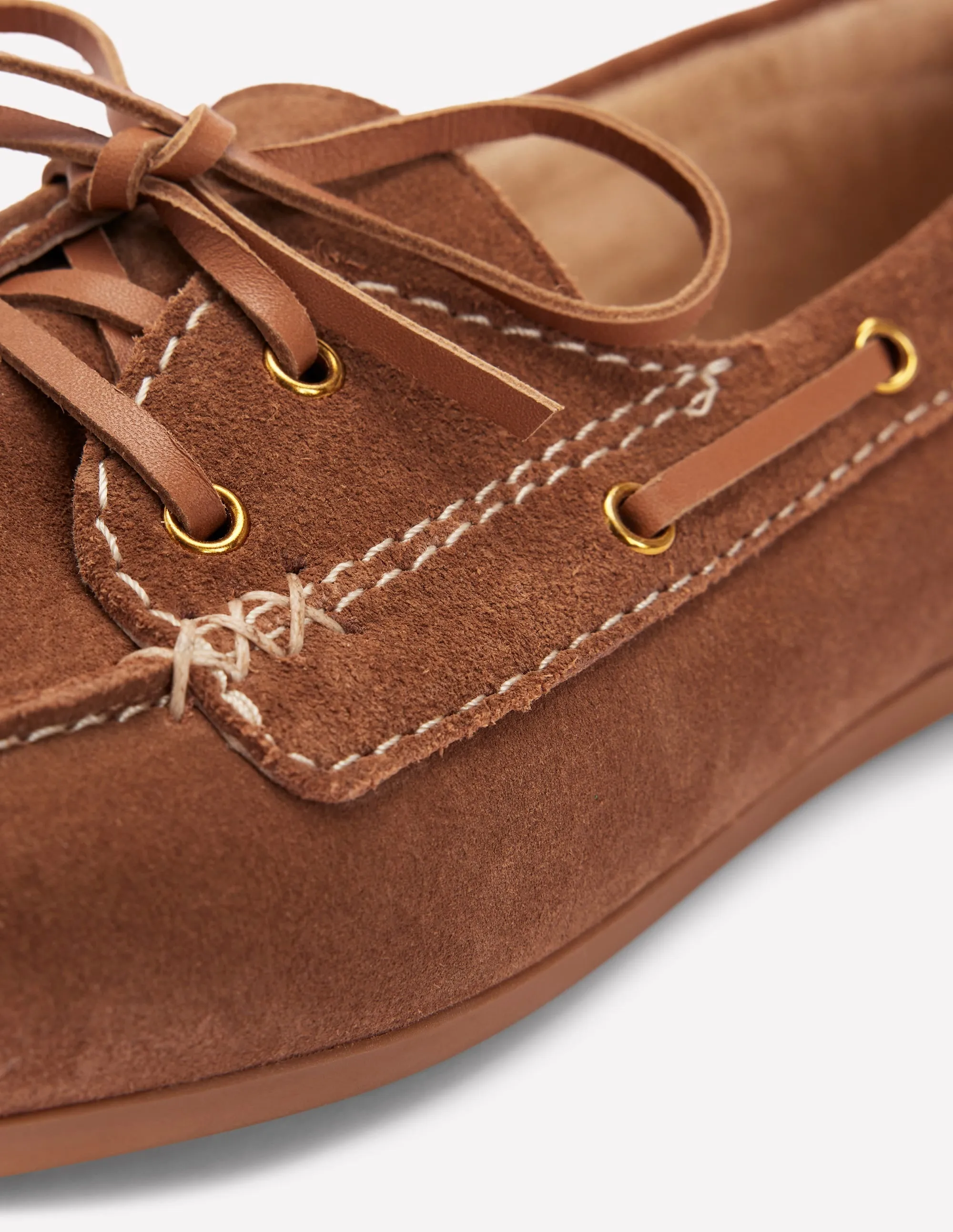 Soft Deck Shoes-Tan