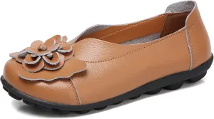 Solaud Women's Comfortable Loafers Soft Slip on Casual Round Toe Moccasins Driving Flats Work Walking Shoes