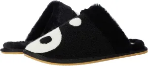 Soludos Ying Yang Cozy Slipper Black