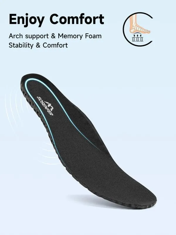 Sosenfer Mens Slip On Hands Free Walking Sneakers Slip in Breathable Athletic Running Shoes Ultra Lightweight Non Slip Tennis Shoes Workout Sneakers for Gym