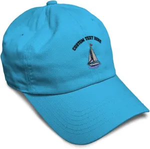 Speedy Pros Soft Baseball Cap Sail Boat C Embroidery Boats Sailing Sailboat Embroidery Cotton Dad Hats for Men & Women