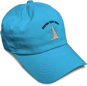 Speedy Pros Soft Baseball Cap Sail Boat F Embroidery Boats Sailboat Embroidery Twill Cotton Dad Hats for Men & Women