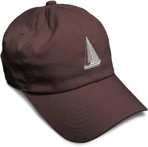 Speedy Pros Soft Baseball Cap Sail Boat F Embroidery Boats Sailboat Embroidery Twill Cotton Dad Hats for Men & Women