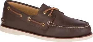Sperry mens Gold Ao 2-eye Boat Shoe, Brown, 7.5 Wide US