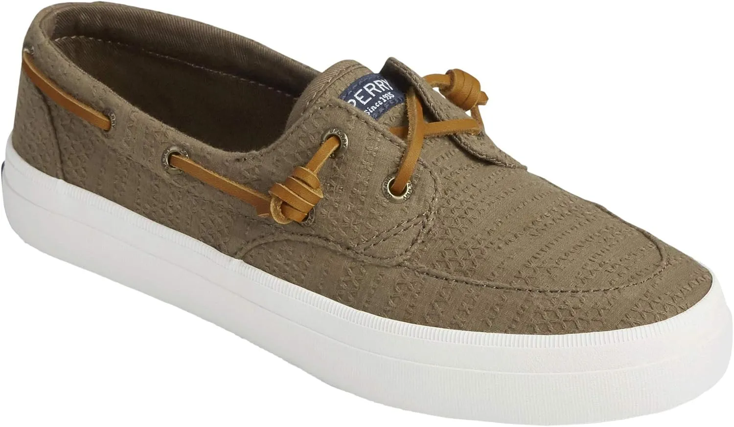 Sperry Women's Crest Boat Smocked Hemp Sneaker
