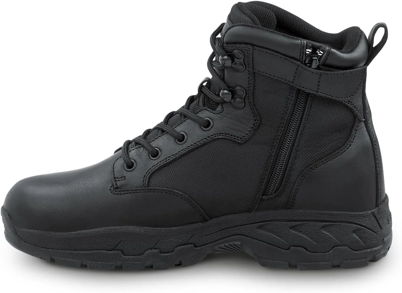 SR Max Jasper, Men's, Black, Soft Toe, Side-Zip, Slip Resistant Tactical Work Boot