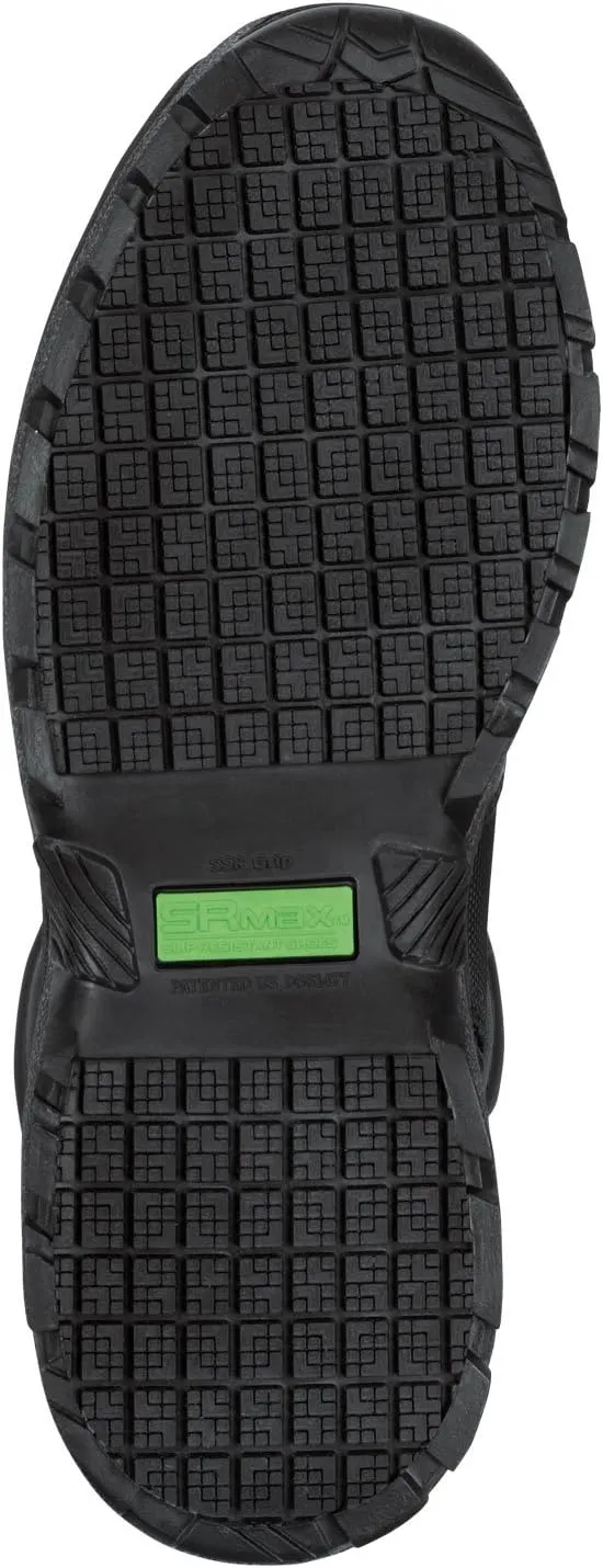 SR Max Jasper, Men's, Black, Soft Toe, Side-Zip, Slip Resistant Tactical Work Boot