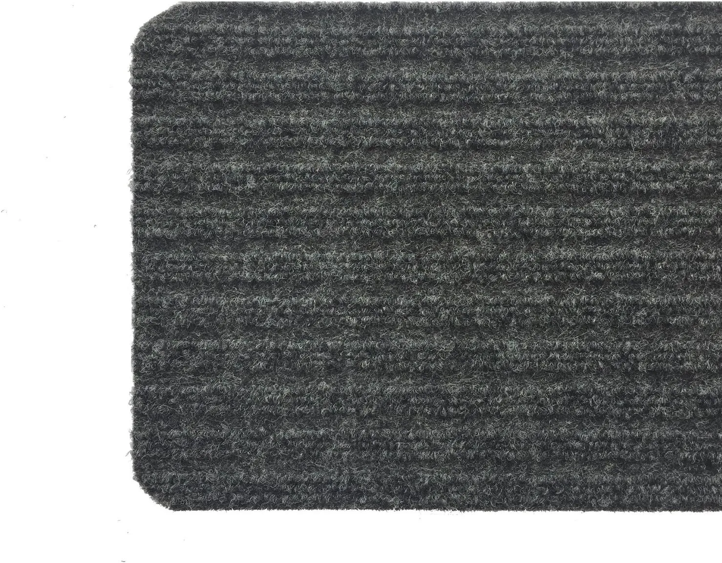 Stair Treads Collection Indoor Skid Slip Resistant Carpet Stair Tread Treads (Dark Grey, Set of 7 (8 in x 30 in))