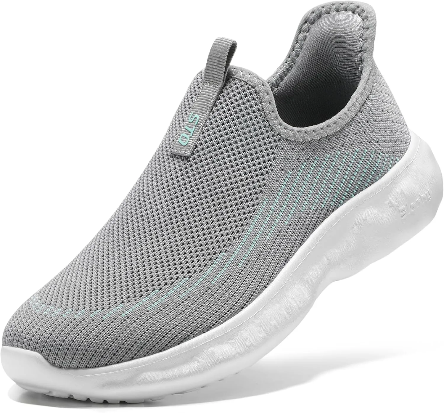 STQ Slip On Womens Sneakers Walking Orthopedic Breathable Arch Support Shoes with Cloud-Like Sole